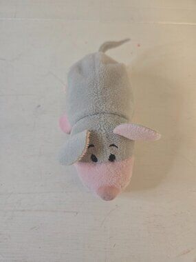 FlipaZoo Sawyer Mouse and Caleb Cat mini collectable Plush Gray and Pink